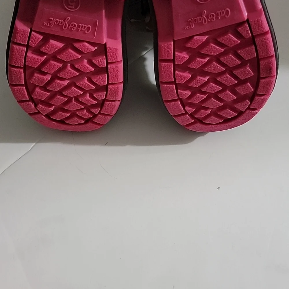 Cat & Jack Toddler Journey Winter Boots Gray & Pink